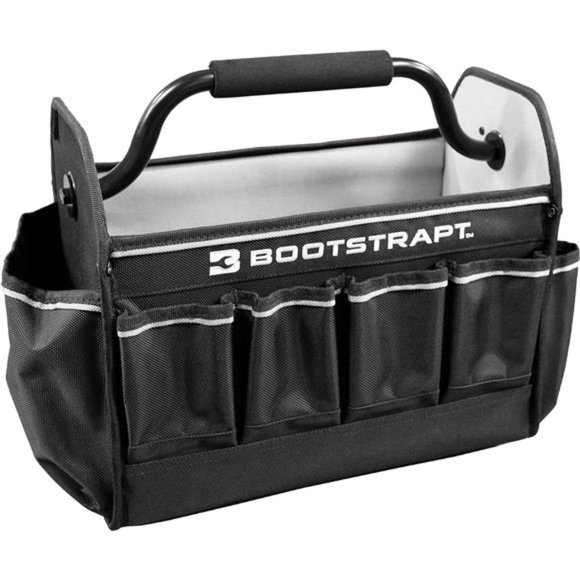 Bootstrapt 15 in. Contractor's Tote Bag with Integrated Parts Bin Compartment - Picture 6 of 6